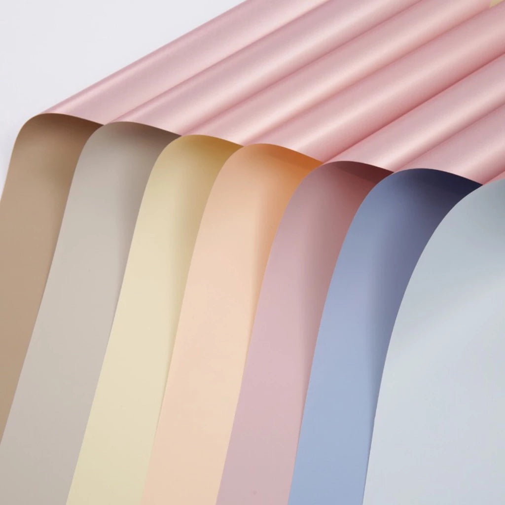 Papel Coreano Doble Faz/Oro Rosa