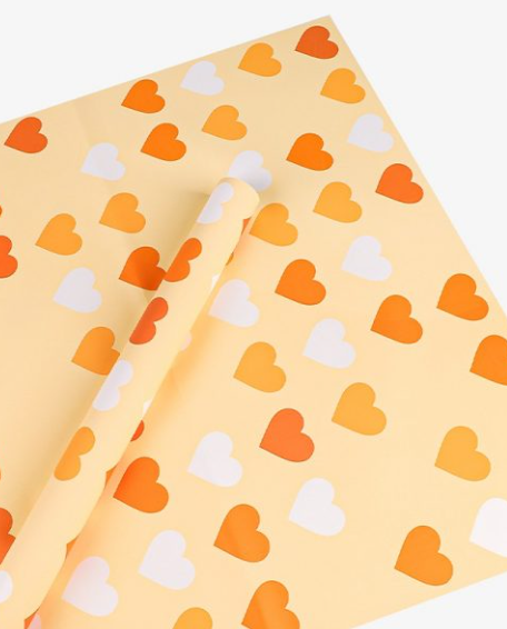 Papel Coreano Estampado Corazones
