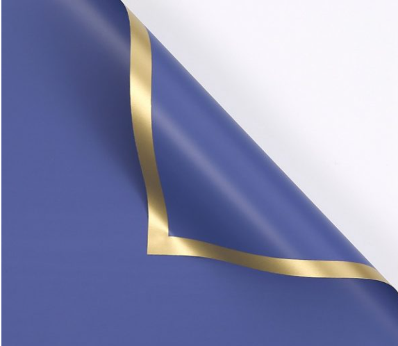 Papel Coreano Borde Dorado Solido