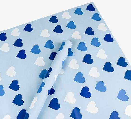 Papel Coreano Estampado Corazones