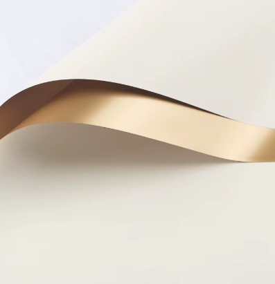 Papel Coreano Solido Doble Faz Color/Dorado
