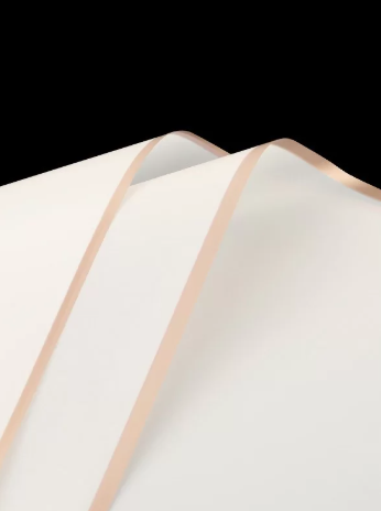 Papel Coreano Traslucido Borde Dorado