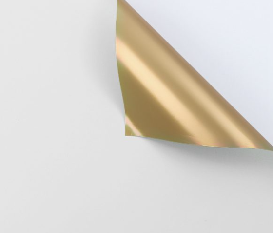 Papel Coreano Solido Doble Faz Color/Dorado