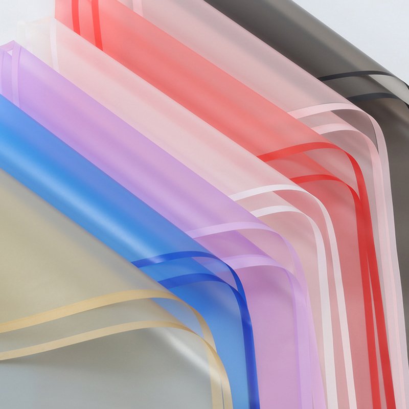 Papel Traslucido Borde Color