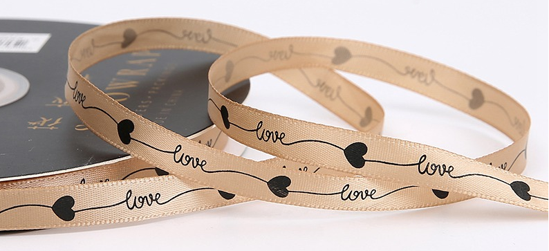 Cinta Tela Estampada Love