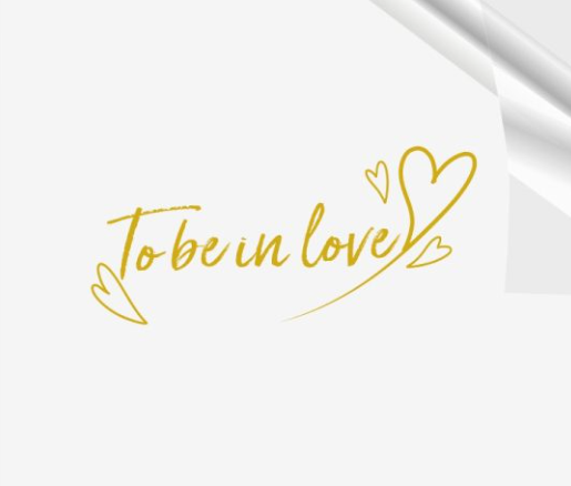 Papel Transparente "To be in love"