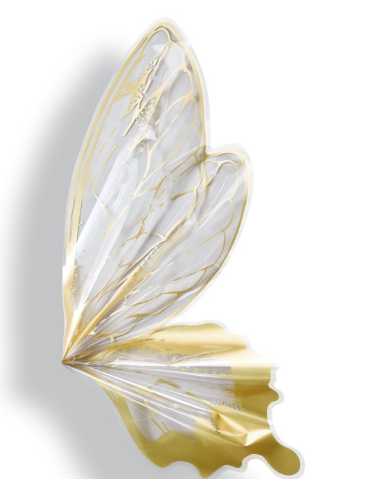 Papel Coreano Alas Mariposa Transparente