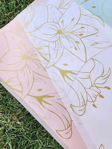 PAPEL COREANO ESTAMPADO FLORAL