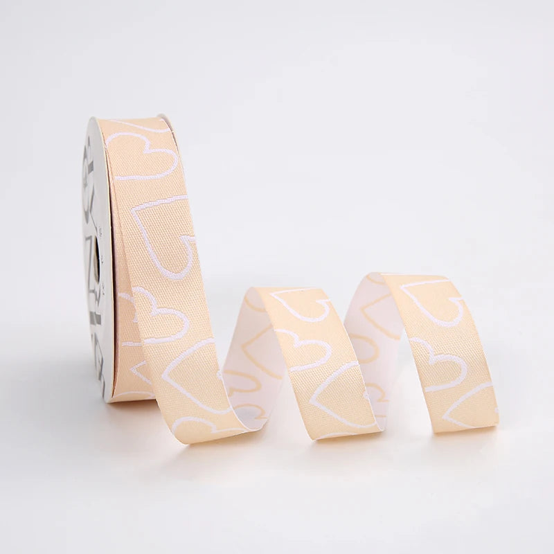 Cinta Tela Estampado Corazones