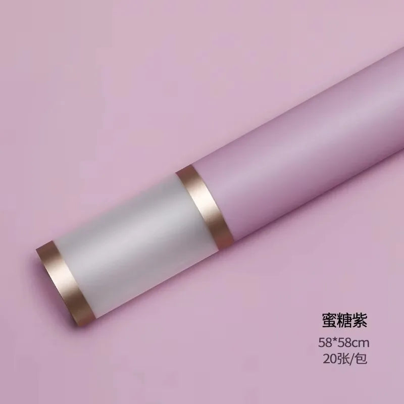 Papel coreano color franja transparente