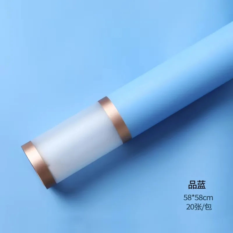 Papel coreano color franja transparente