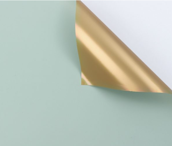 Papel Coreano Solido Doble Faz Color/Dorado