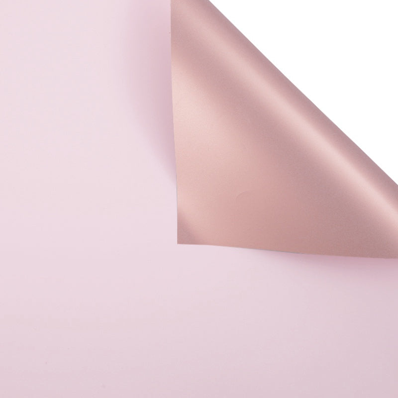 Papel Coreano Doble Faz/Oro Rosa