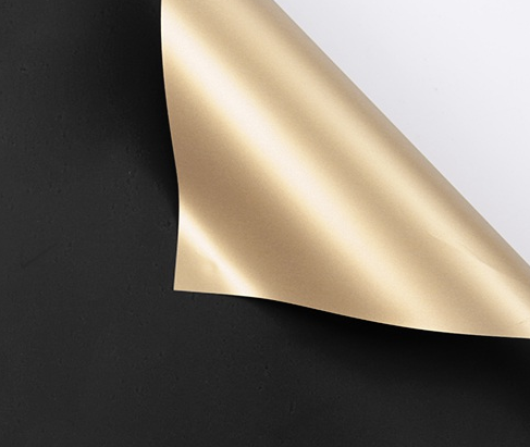 Papel Coreano Solido Doble Faz Color/Dorado