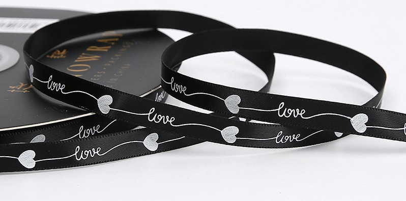 Cinta Tela Estampada Love