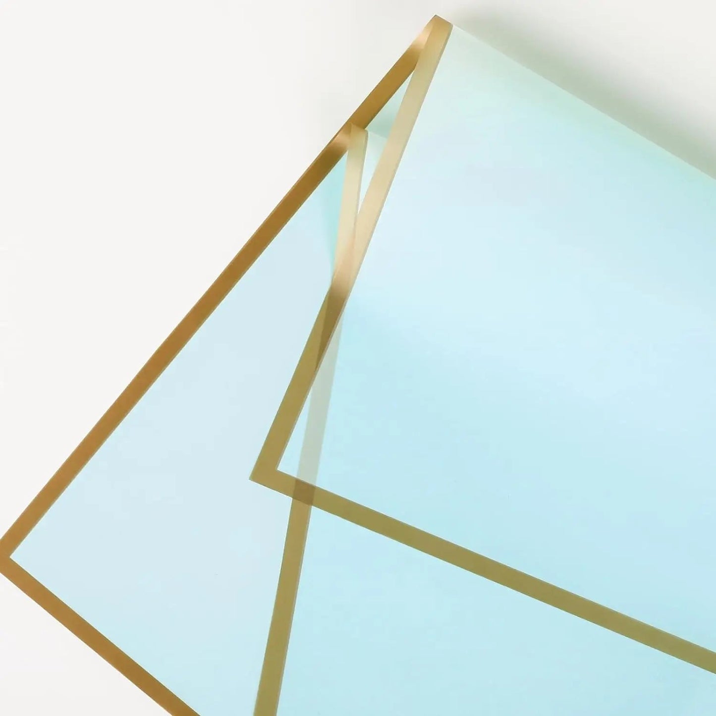 Papel Coreano Traslucido Borde Dorado