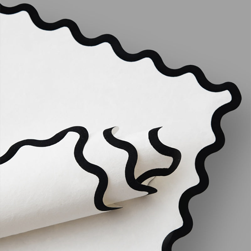 PAPEL CARTO ONDULADO BORDE COLOR