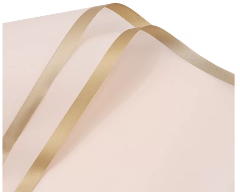 Papel Coreano Traslucido Borde Dorado