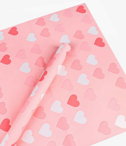 Papel Coreano Estampado Corazones