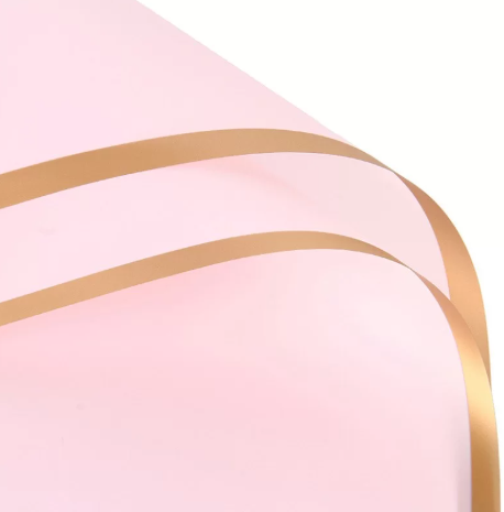 Papel Coreano Traslucido Borde Dorado