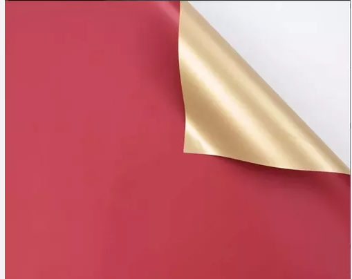 Papel Coreano Solido Doble Faz Color/Dorado