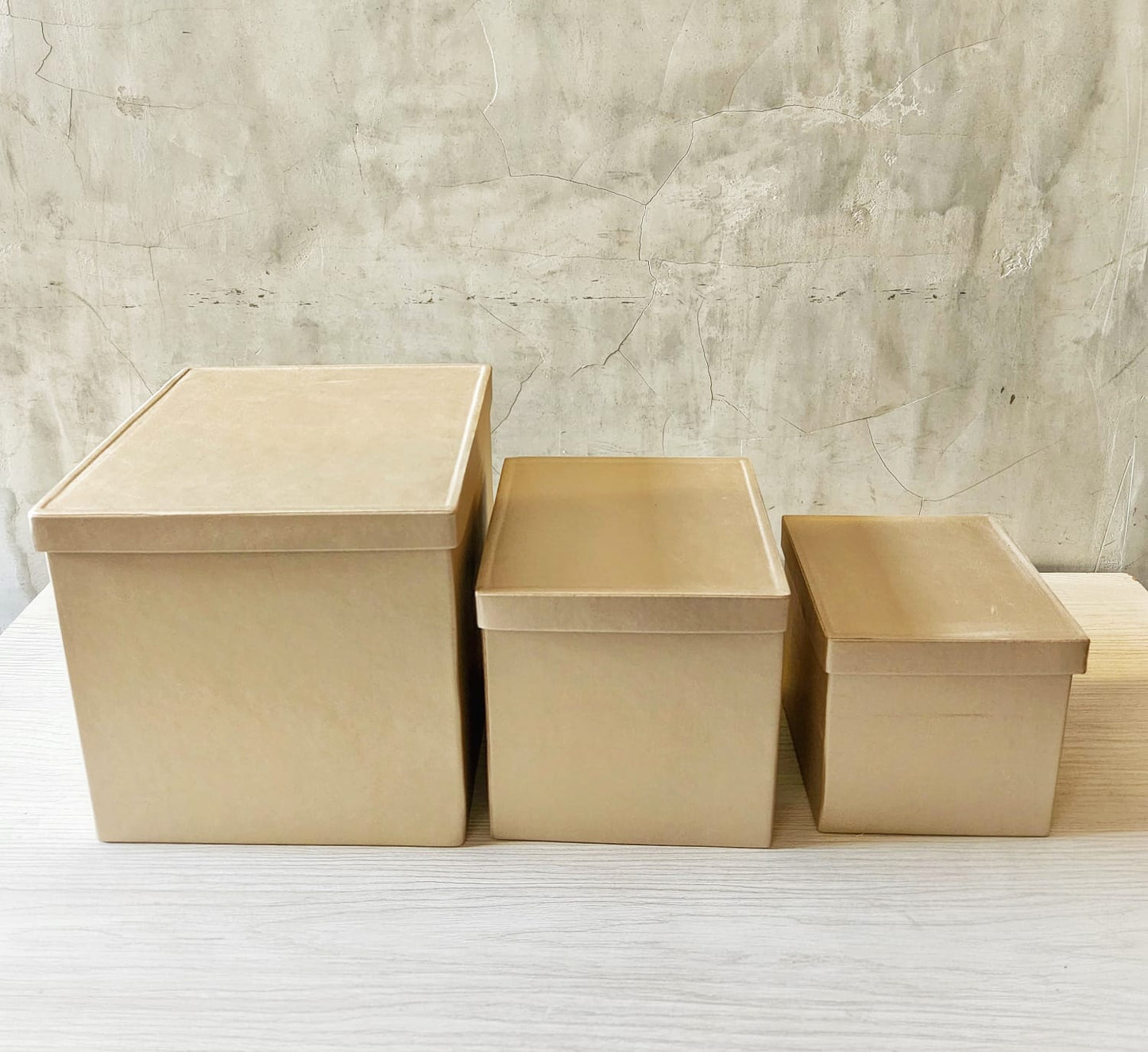 Cubo en Cuerina Tamaño S