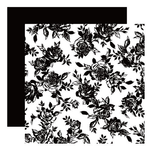 Papel coreano estampado floral