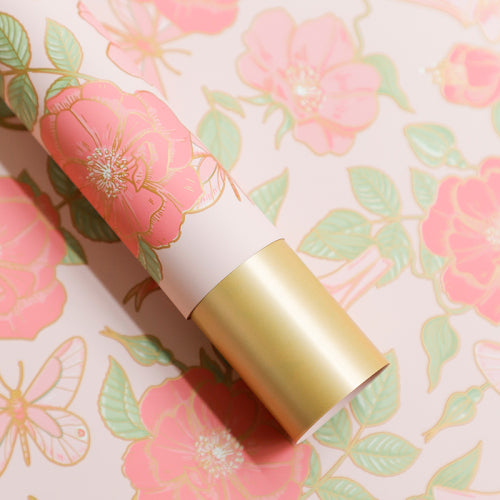 Papel Coreano Floral Gold
