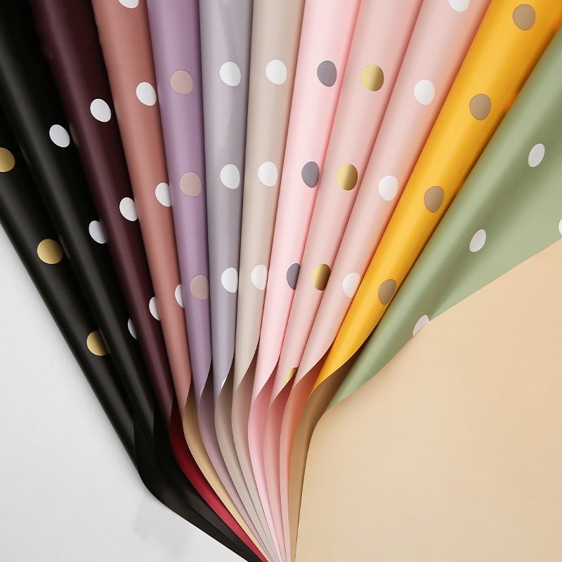 Papel Coreano Solido/Puntos
