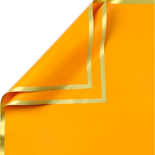 Papel Coreano Borde Dorado Solido