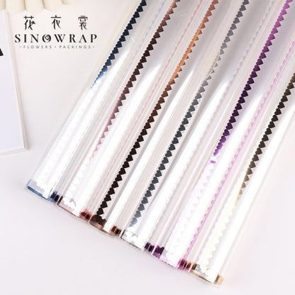 Papel Coreano Transparente borde corazon