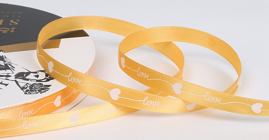 Cinta Tela  Estampada Love