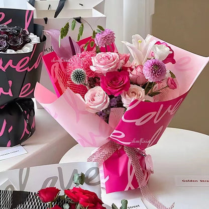 Papel Coreano Estampado Love
