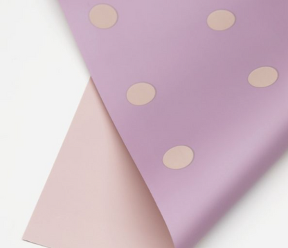 Papel Coreano Solido/Puntos