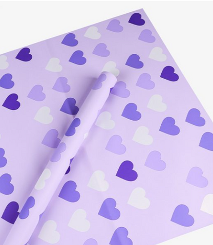 Papel Coreano Estampado Corazones