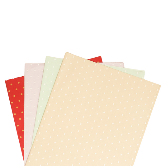 Papel Coreano Estampado Puntos Pequeños