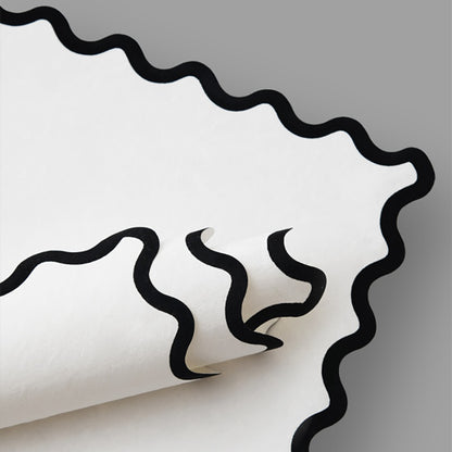 PAPEL CARTO ONDULADO BORDE COLOR