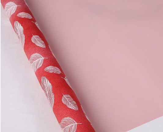 Papel Coreano Estampado Plumas