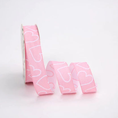 Cinta Tela Estampado Corazones