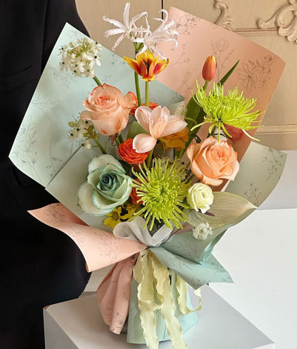 PAPEL COREANO ESTAMPADO ESPIGAS