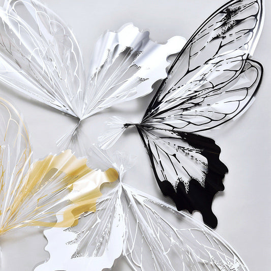 Papel Coreano Alas Mariposa Transparente
