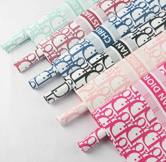 Papel Coreano Estampado Christian Dior